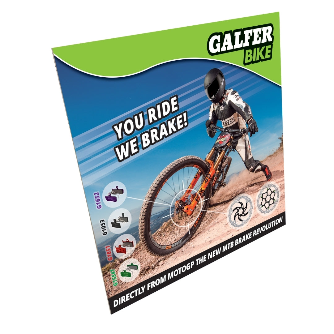 Galfer Counter Top Display Card 30X30CM