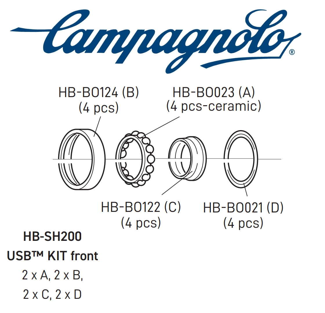 Hub Bearing Kit Front USB