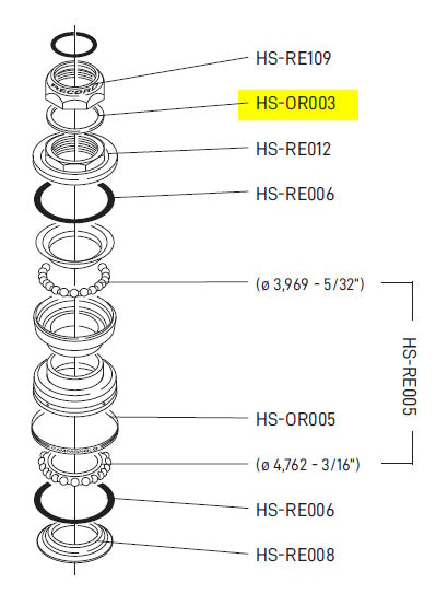 Headset Lock Washer 1"