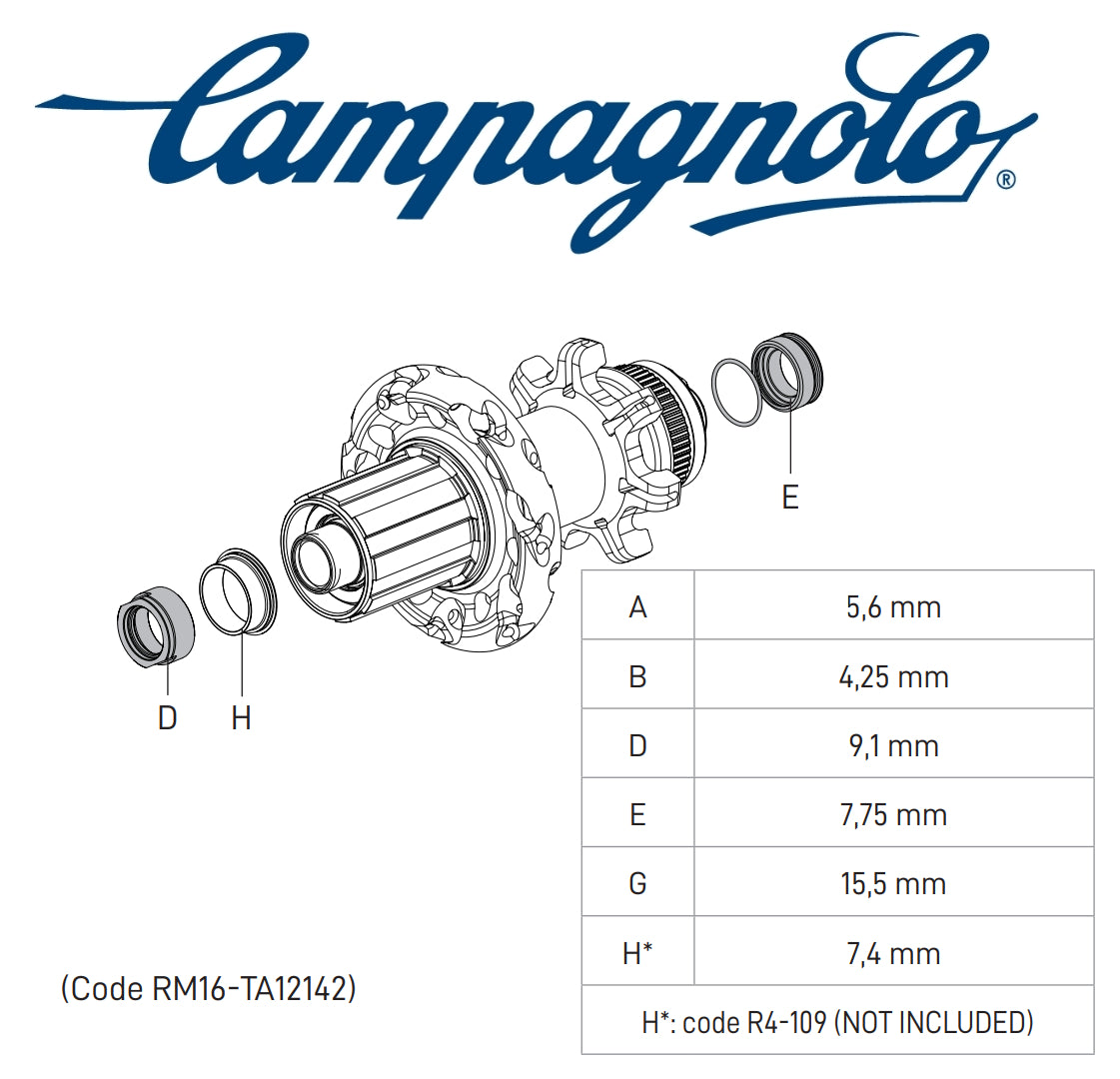HH12 Kit Zonda/Scirrocco DB Option Kit 135/142 HH12