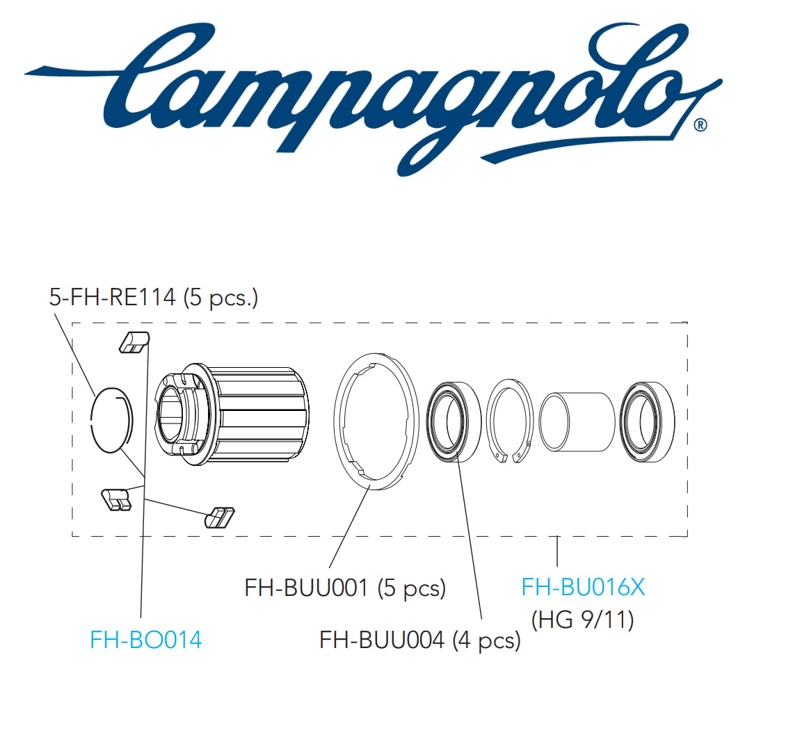Freehub Body Alu d.30mm/17mm Black HG