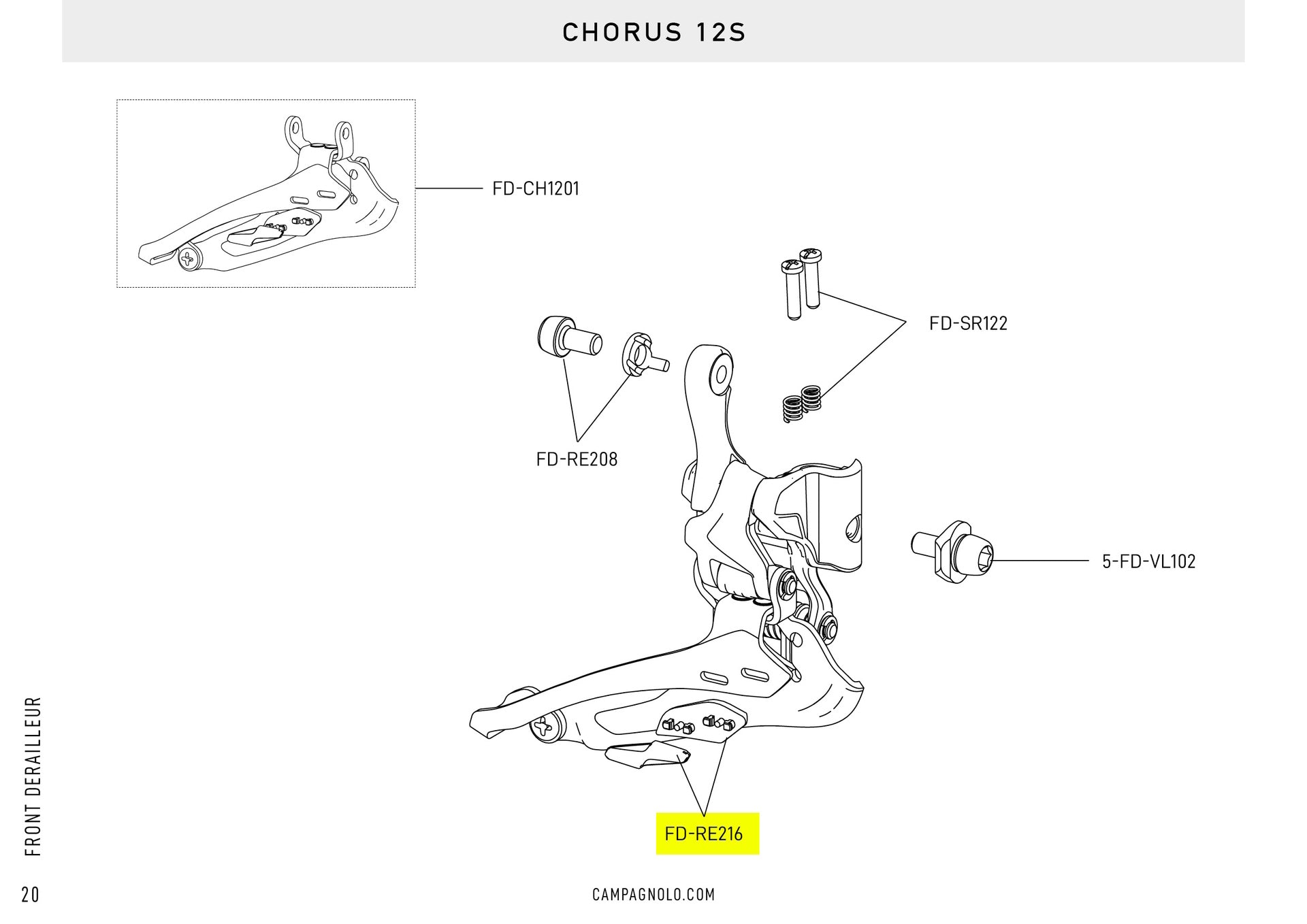 FD Cage Insert RE/CH 12s