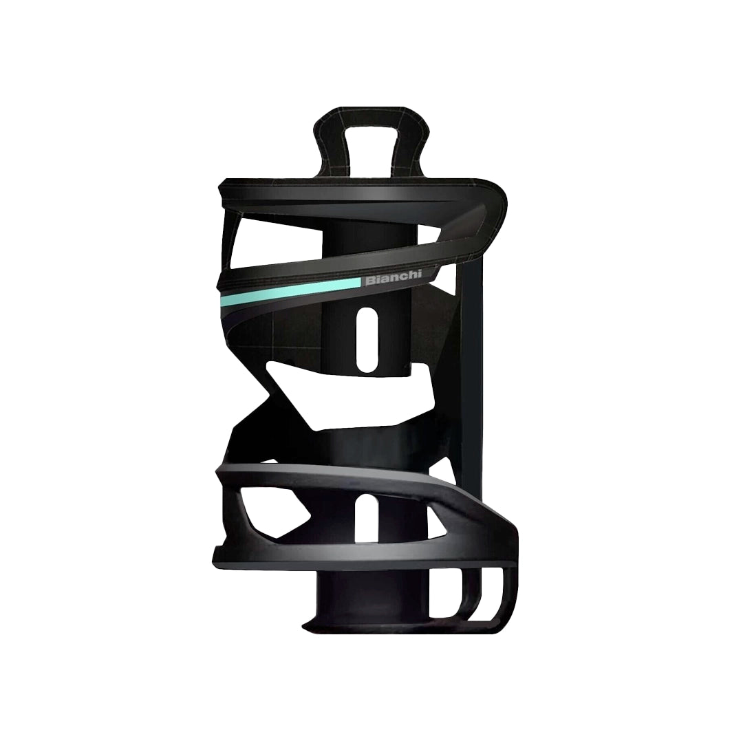 Bianchi Bottle Cage GRAL - Matt Black/Celeste Left