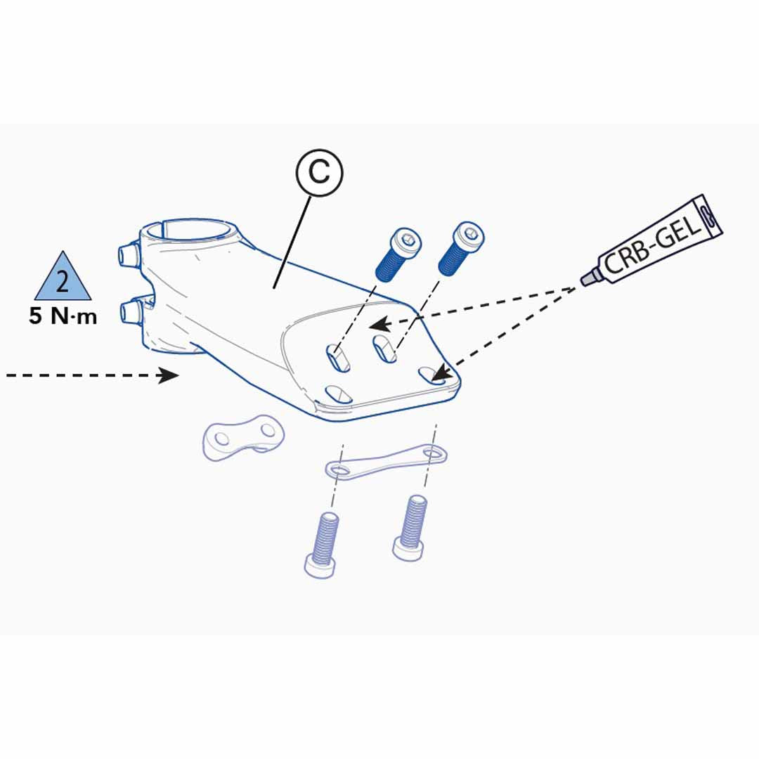 HG Crank Arm Left BK 172.5mm