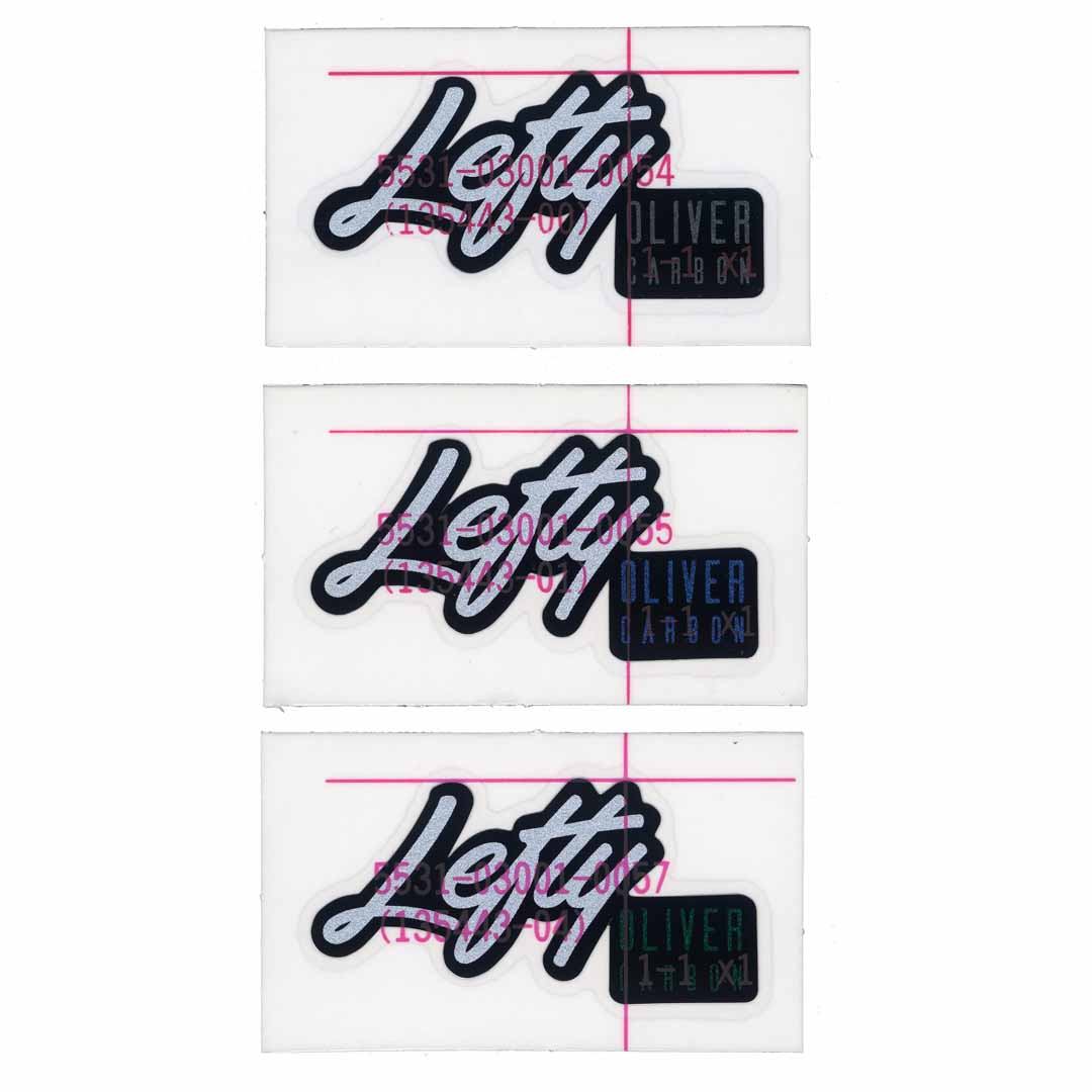 Lefty Decals Oliver Carbon