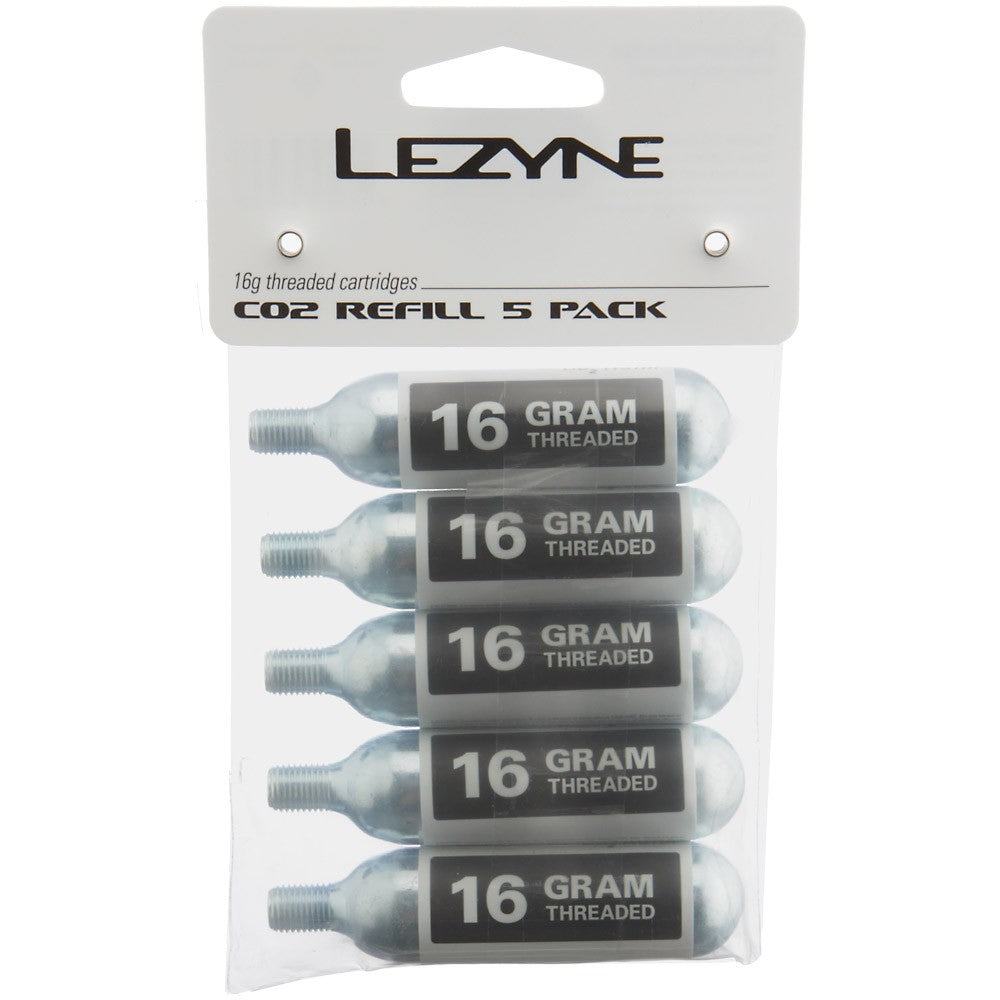 16 Gram Co2 5 Pack - Silver