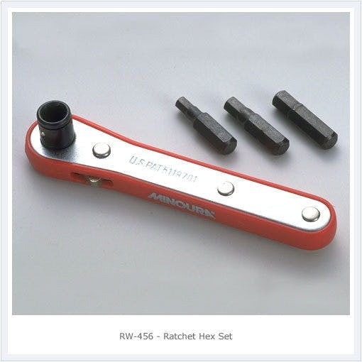 Minoura Mini Hex Ratchet Set