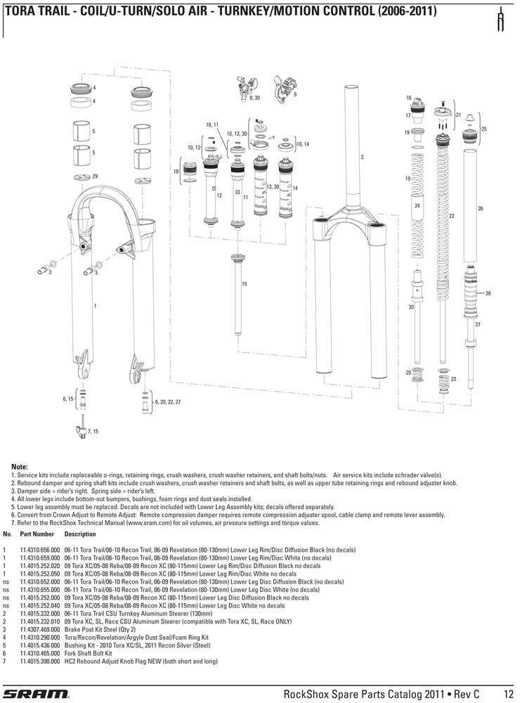 TORA REBOUND DAMPER