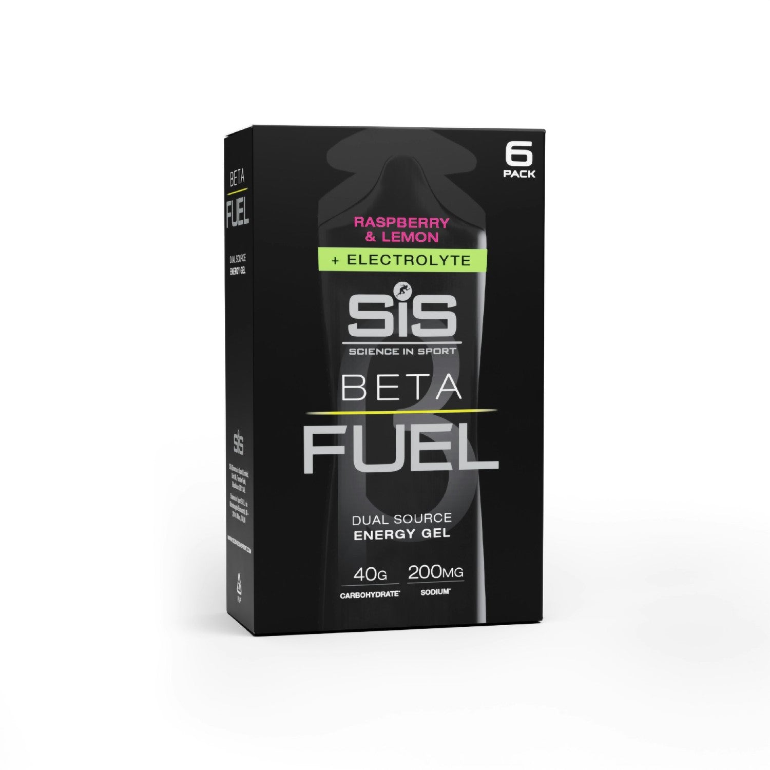 SIS Gel Beta Fuel Electrolytes Rasberry & Lemon 6x 60ml