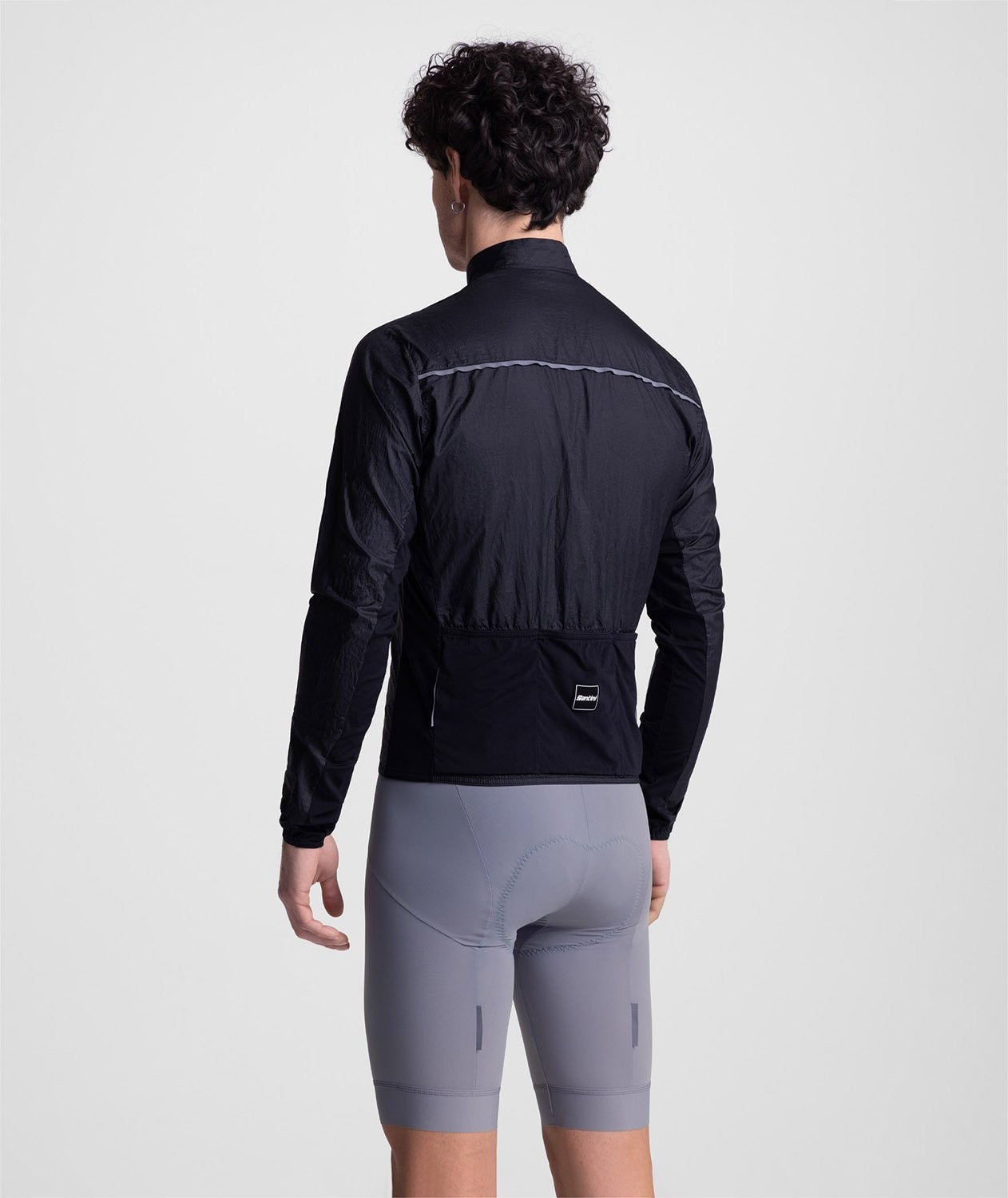 Santini Jacket SMS Ready to Ride 6S Unisex Windbreaker