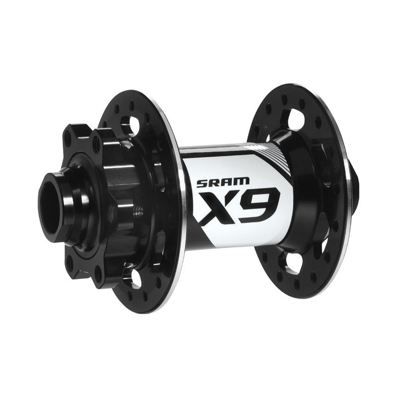 HUB X9 V2 F DISC QR 100 28 BLK
