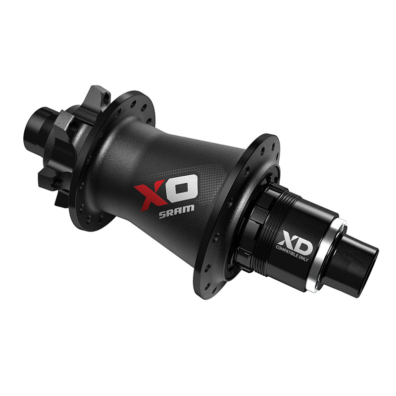 HUB X0 REAR QR/12 28H BK/RD XD