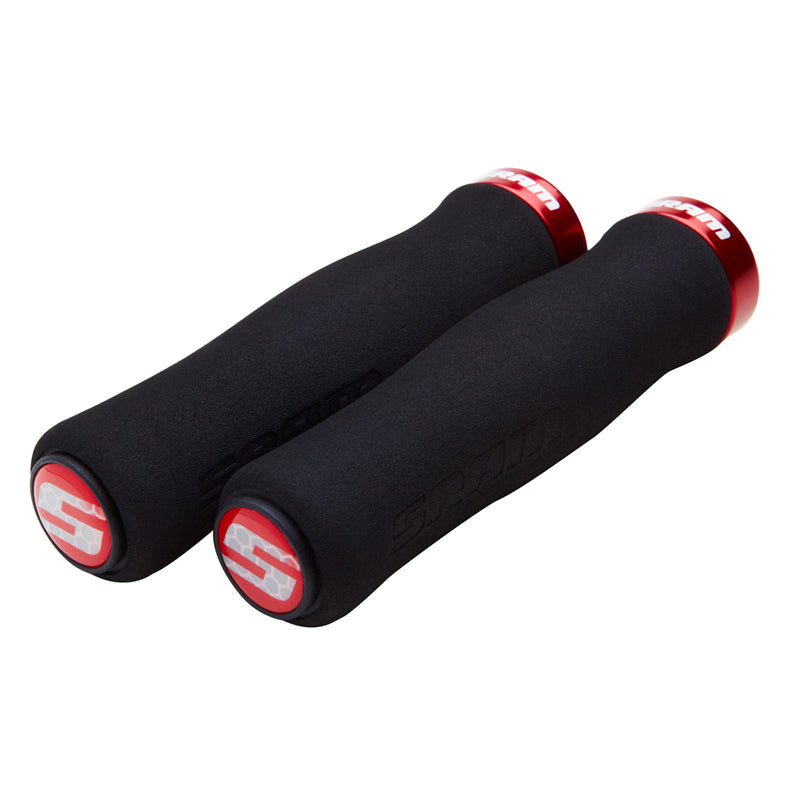 CONT FOAM LOCKON GRIPS BLK/RED