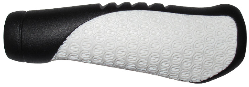COMFORT GRIPS 133MM BLACK/WHT