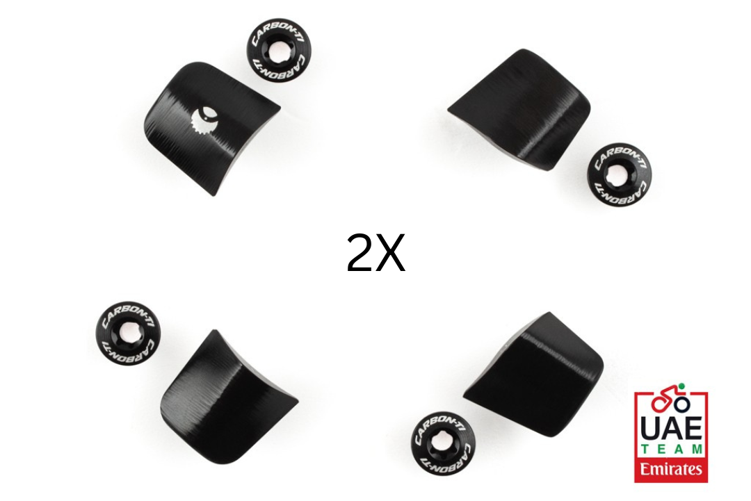 Carbon-Ti X-Cover DA9200 Chainring Bolt Set 2x Black