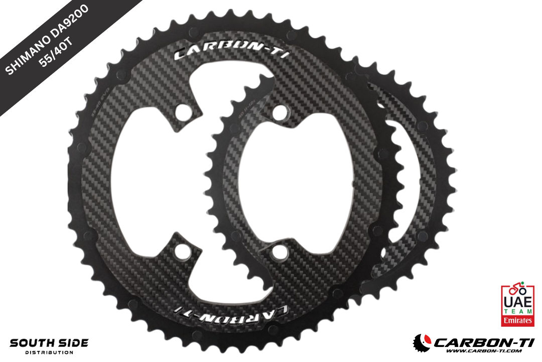 Carbon-Ti X-CarboRing EVO 55/38 x 110 DA9200 (4-Arm) Chainrings