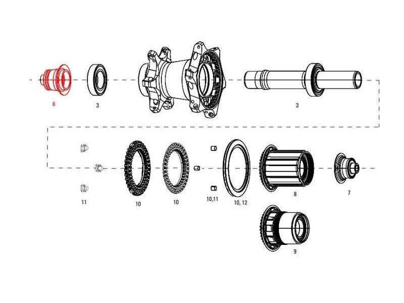 AXLCAP NDS REAR COGN NSW QR