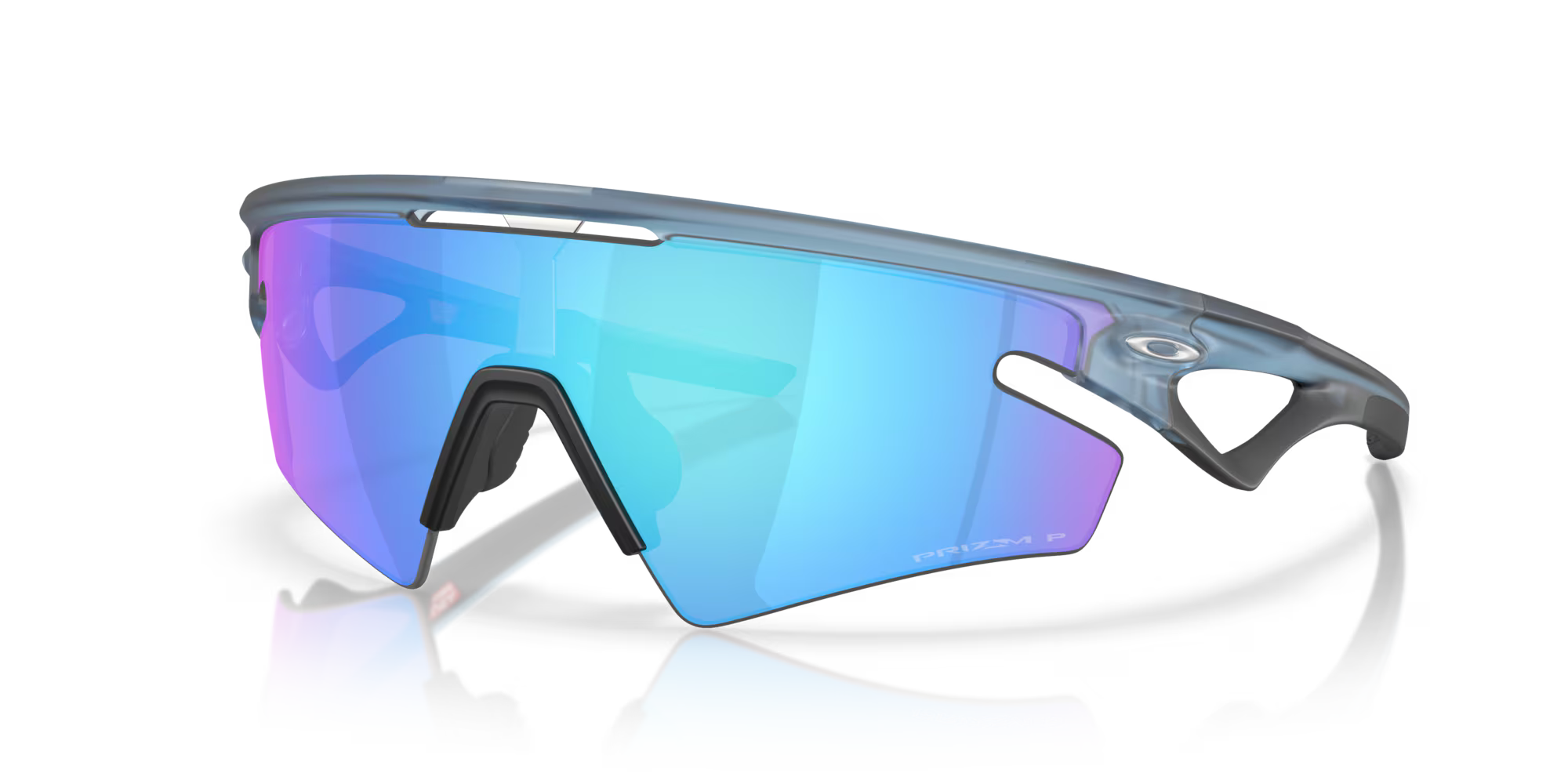 Oakley Sphaera Slash — Matte Trans Stonewash / Prizm Sapphire Polarized