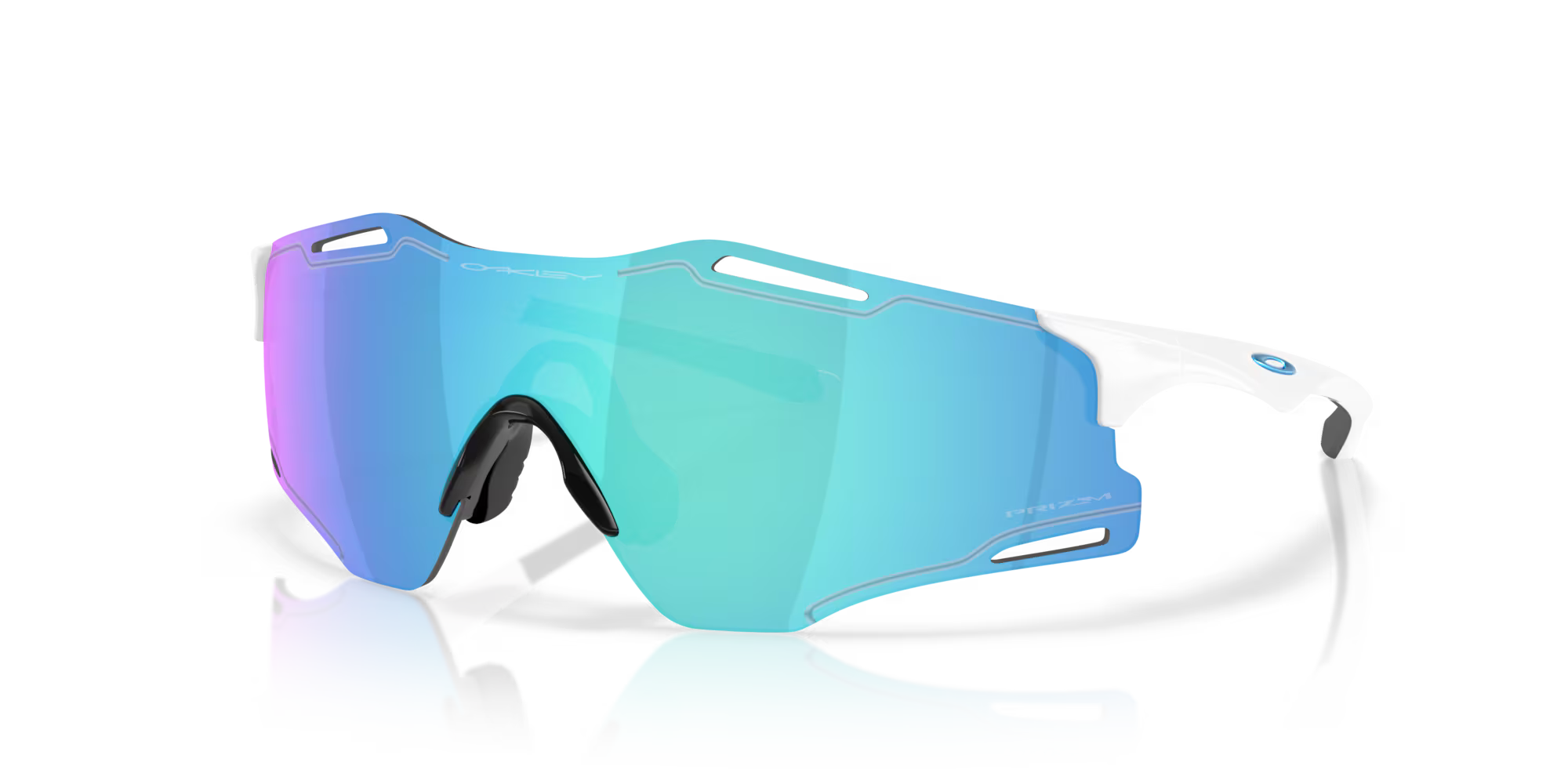 Oakley Cybr Zero White Polished Prizm Sapphire