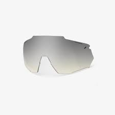 RACETRAP Repl Lens - Low-Light Yellow Silver Mirror