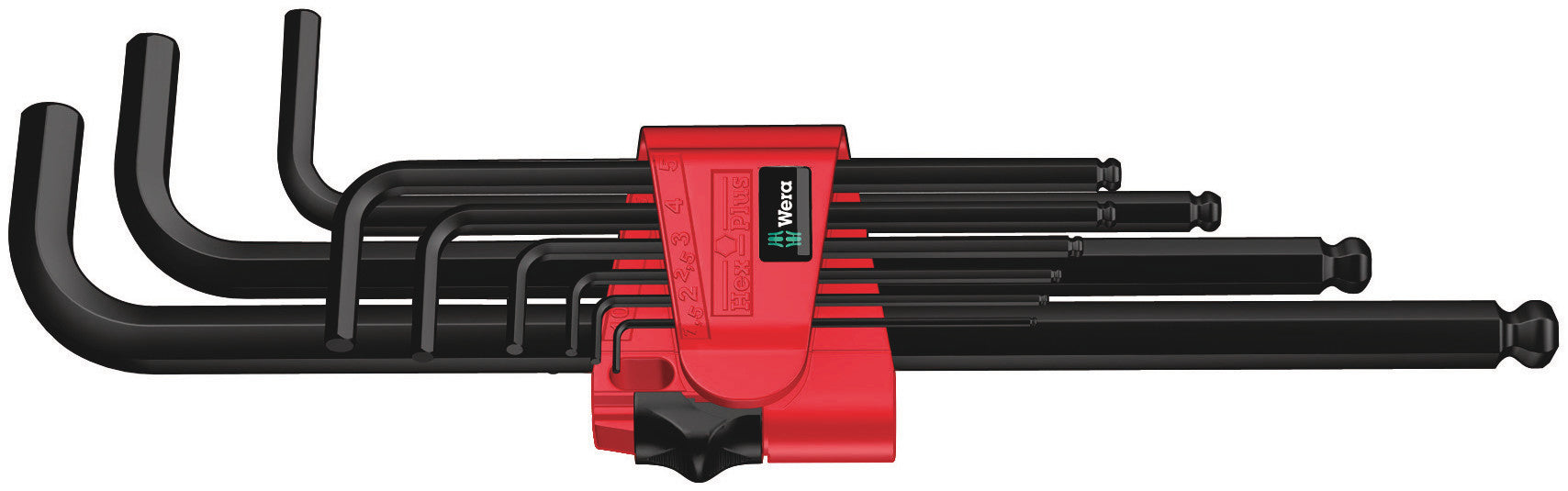 950/9 Hex-Plus 6 L-key set  metric  BlackLaser