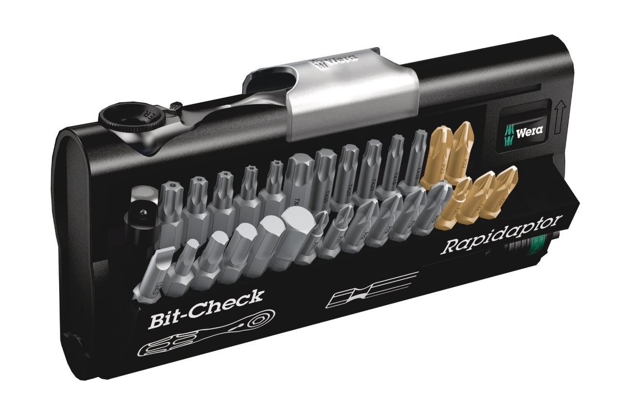Bit-Check 30 Zyklop Mini 1 Bits assortment with ratchet