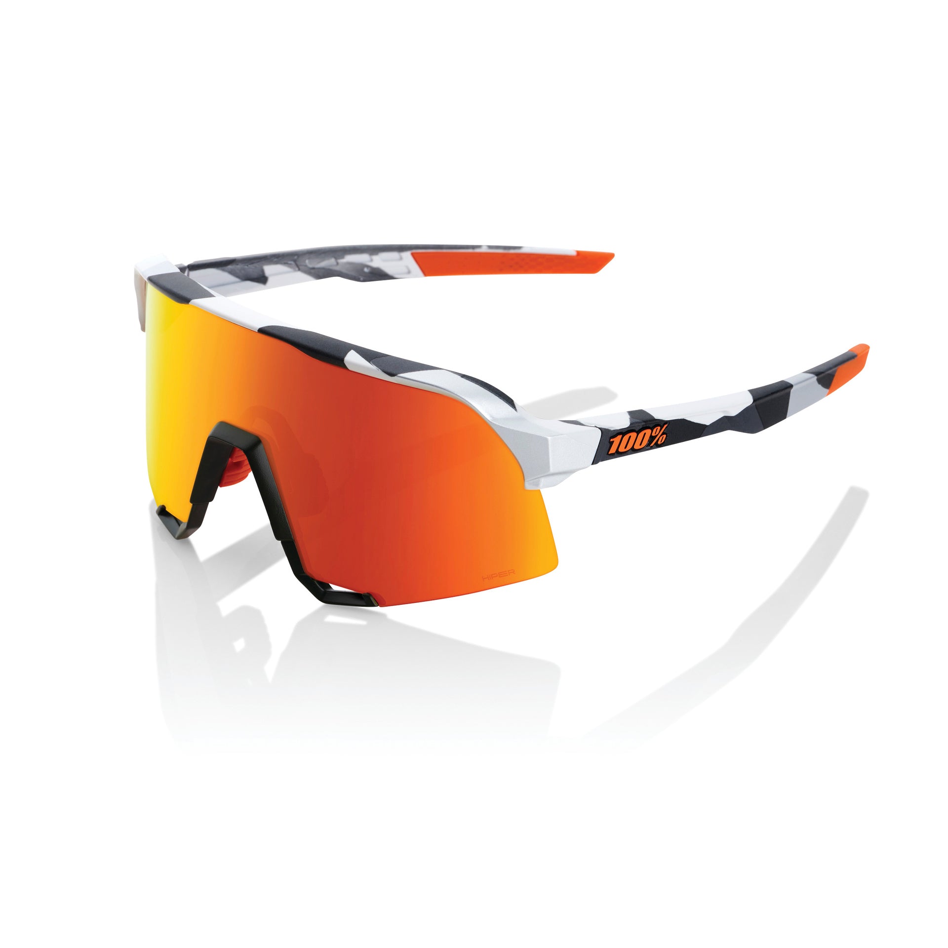 S3 - Soft Tact Grey Camo - HiPER Red  Mirror