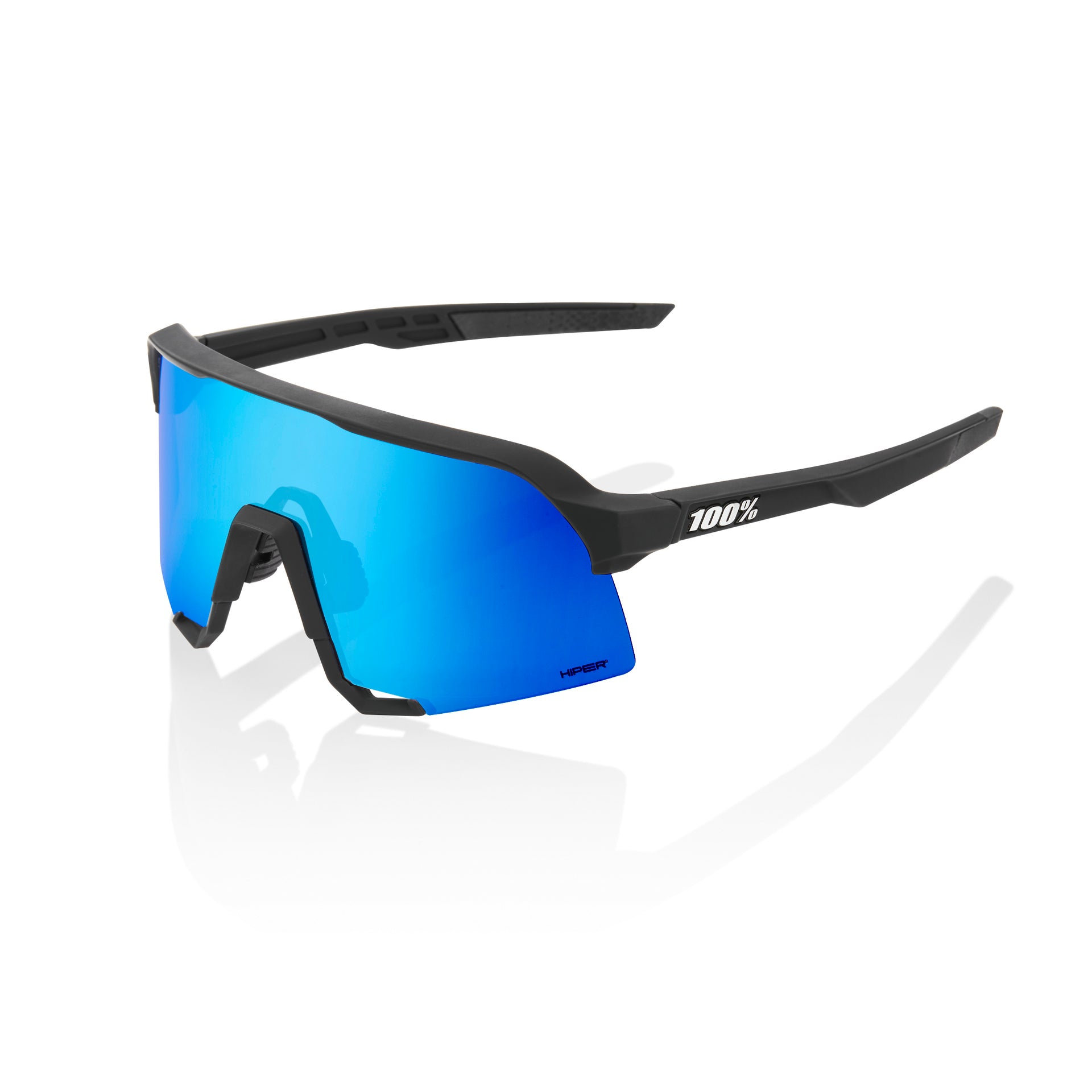 S3 - Matte Black - HiPER Blue  Mirror