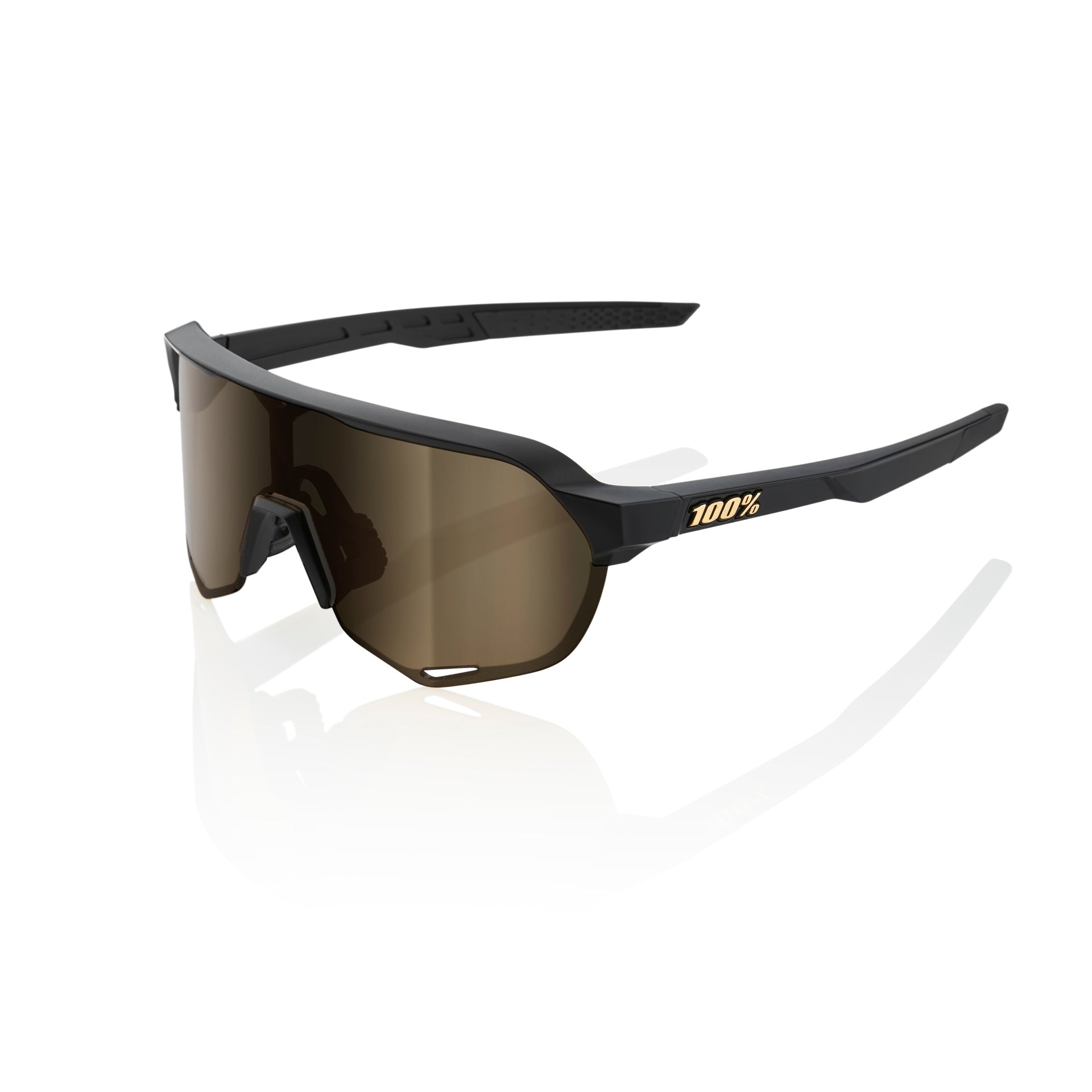 S2 - Matte Black - Soft Gold Mirror