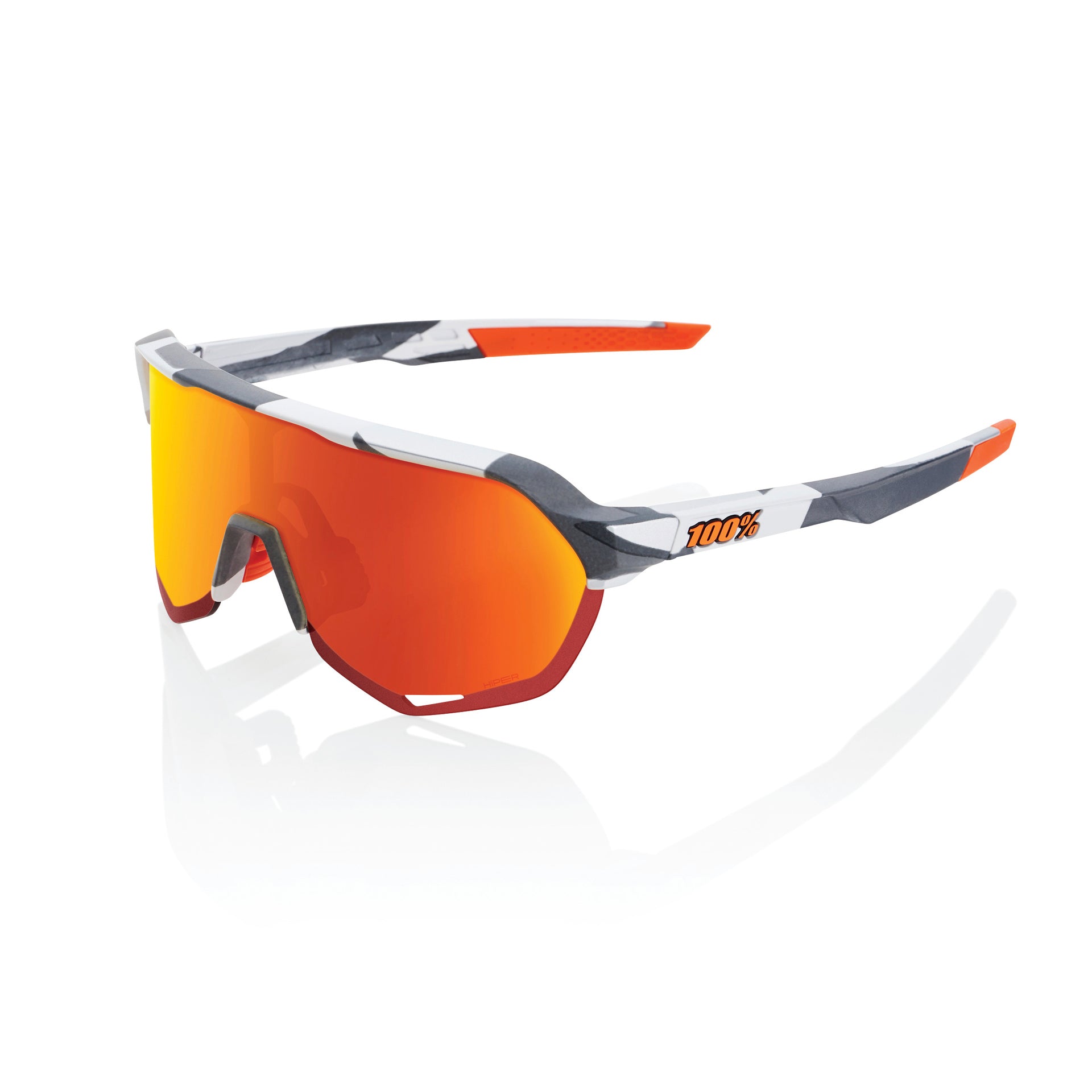 S2 - Soft Tact GREY CAMO - HiPER Red  Mirror