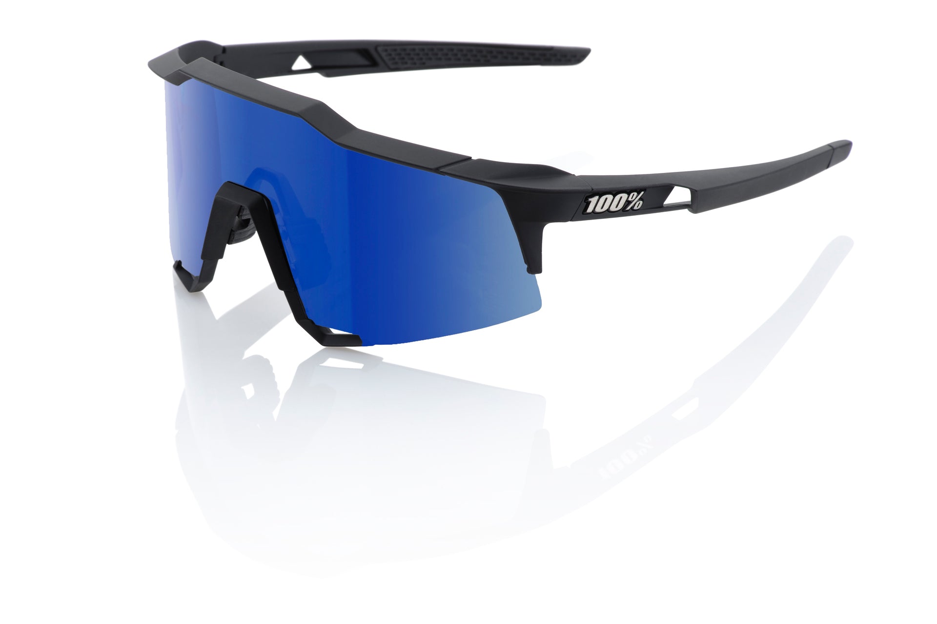 SPEEDCRAFT - Matte Black - HiPER Blue  Mirror
