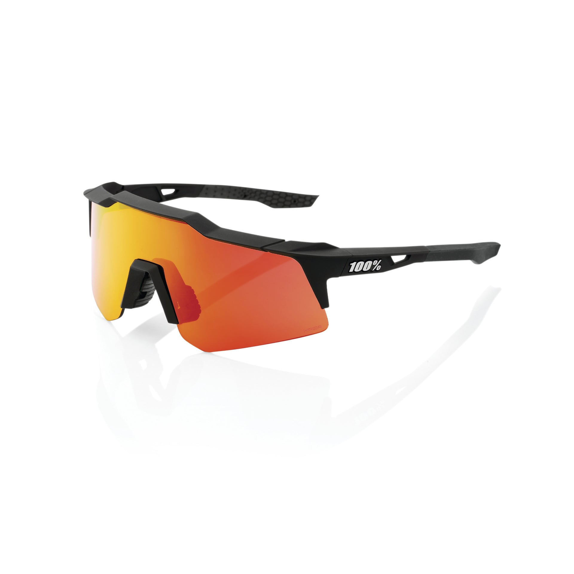 SPEEDCRAFT XS - Soft Tact Black - HiPER Red  Mirror