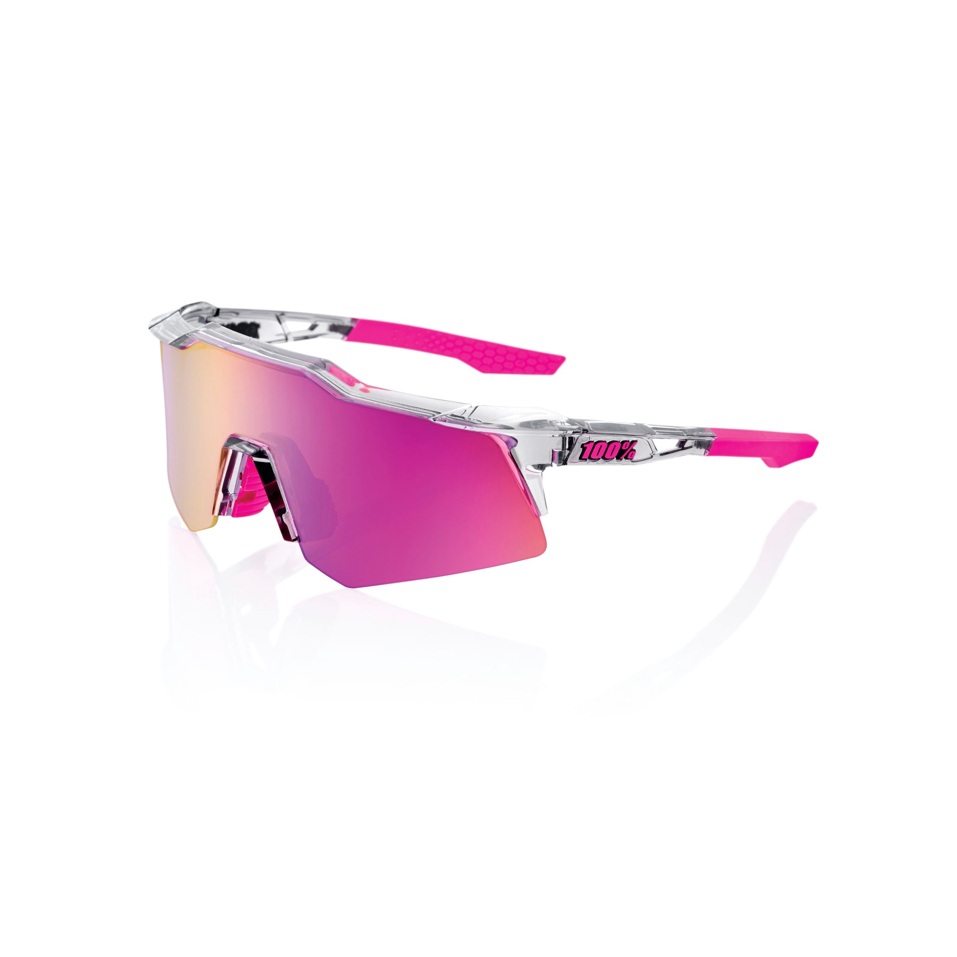 SPEEDCRAFT XS - Polished Translucent Grey - Purple Mirror
