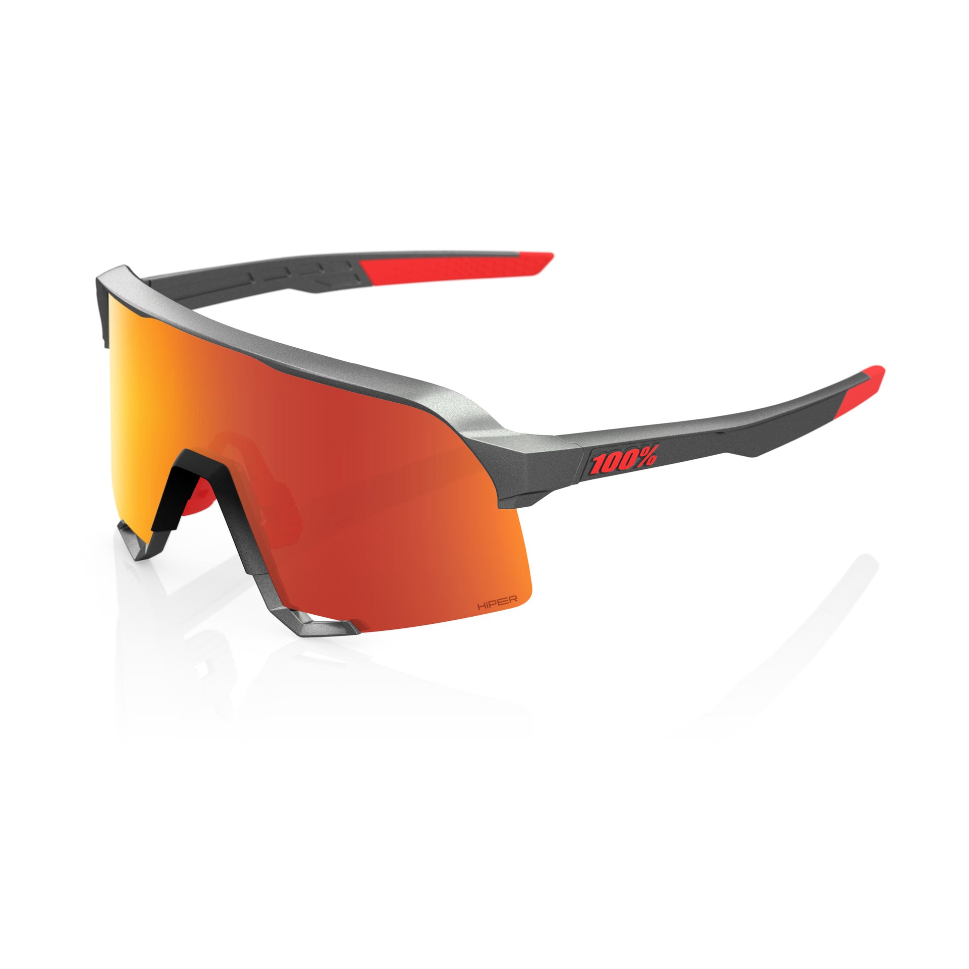 S3 - Matte Gunmetal - HiPER Red Mirror
