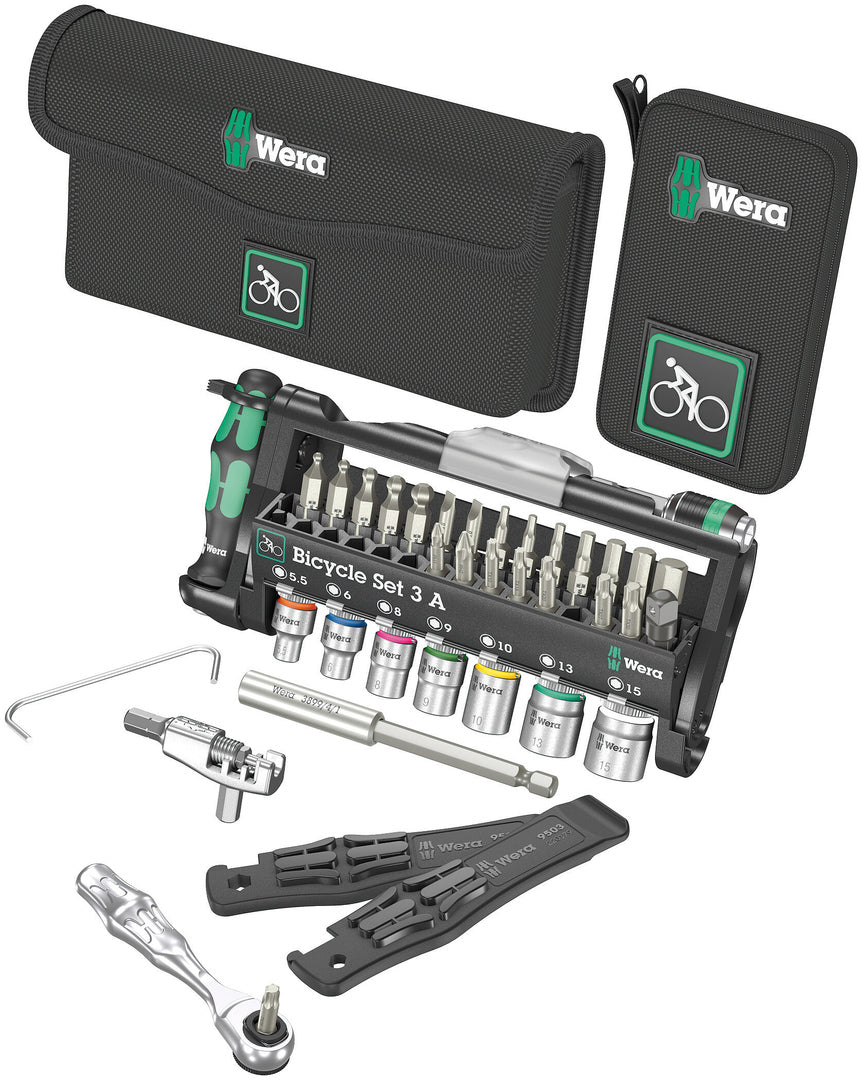 Bicycle Set 3A Bits assortment with ratchet
