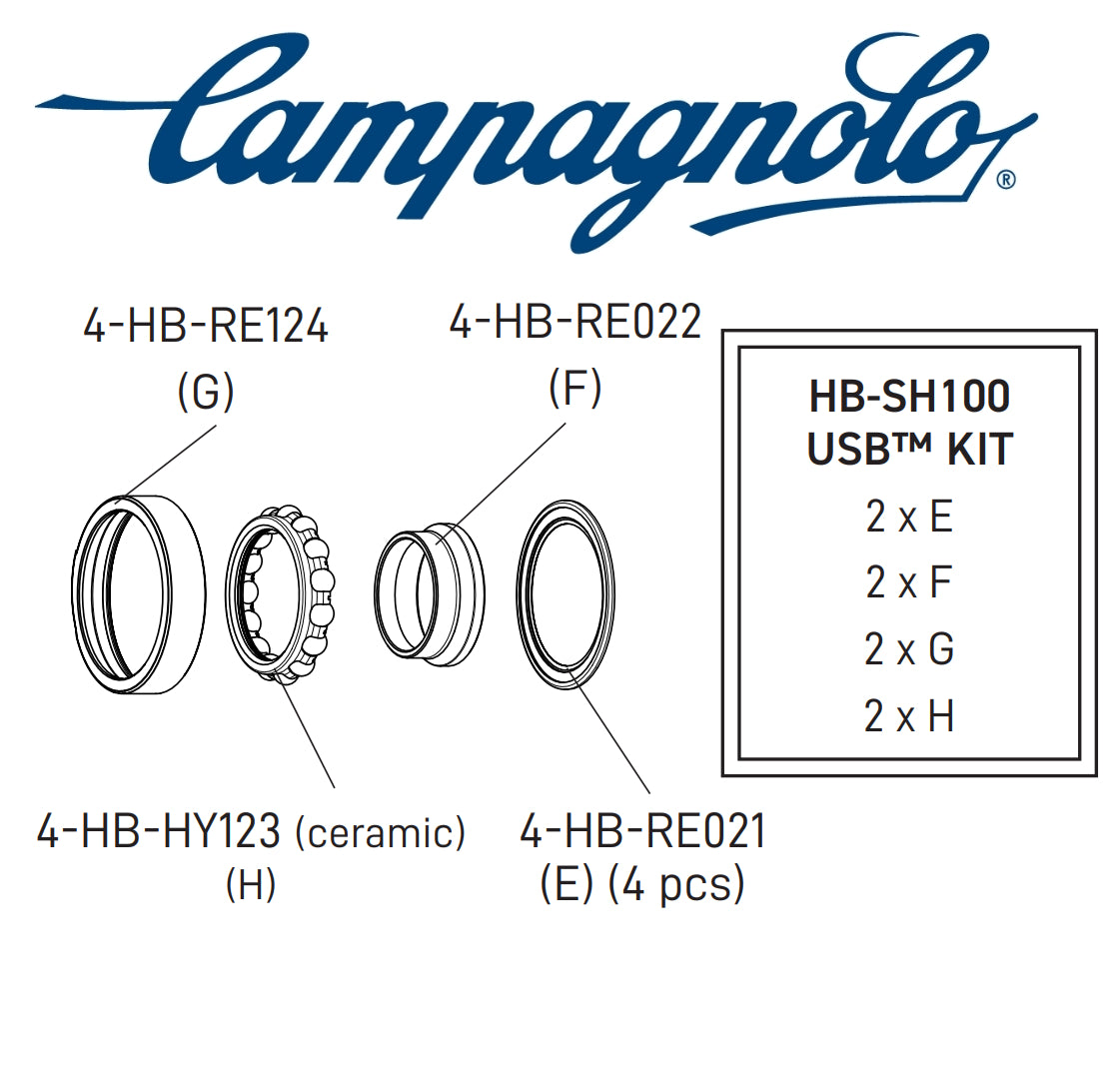 Hub Bearing Kit Rear USB