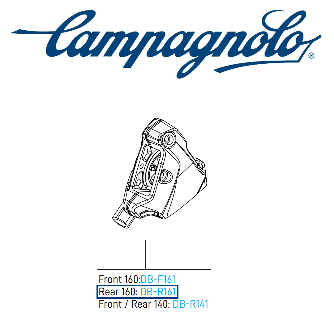 Disc Brake Caliper 160mm Rear