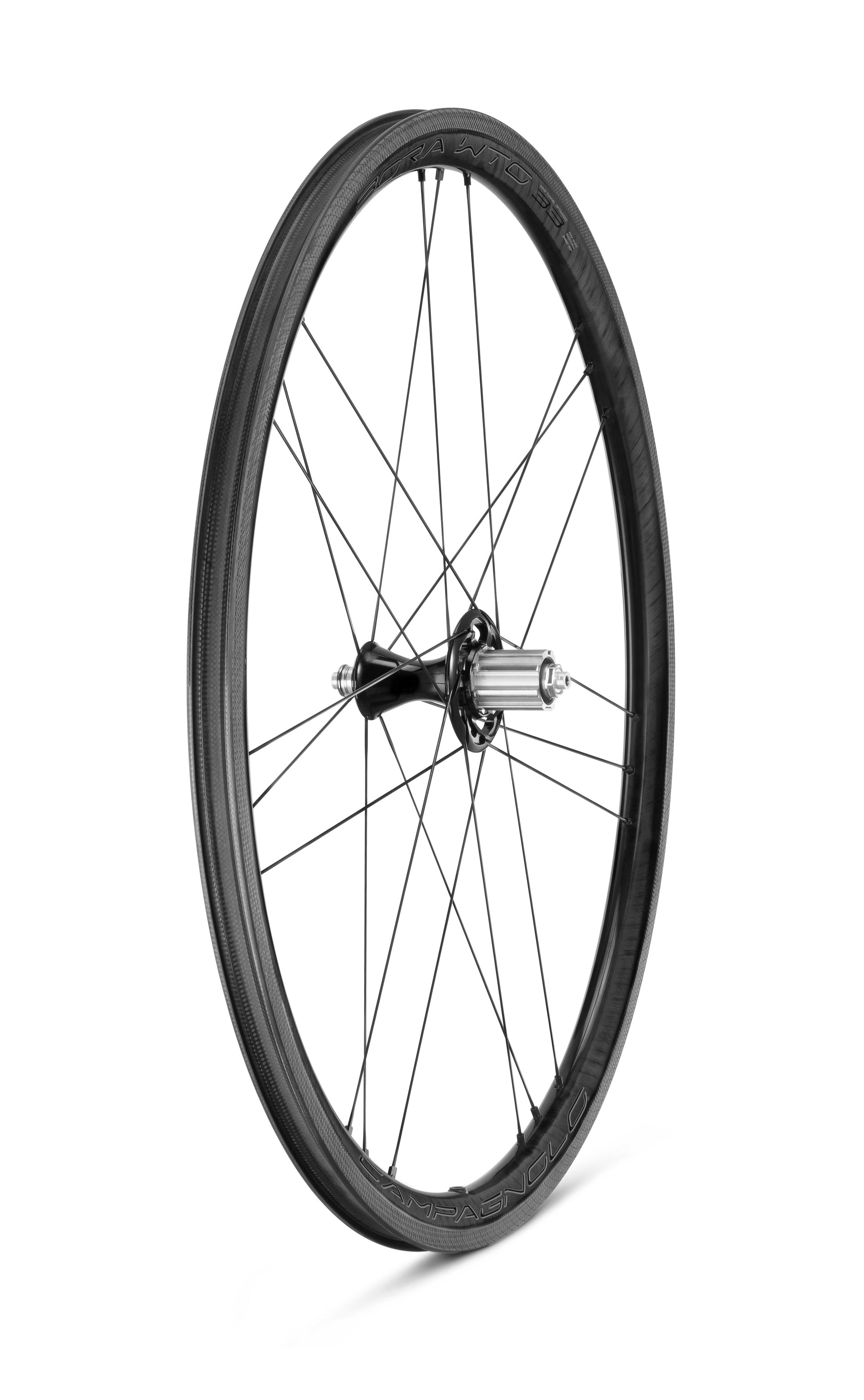 BORA WTO 33 2WF Dark Rear Wheel + Brake PadsG