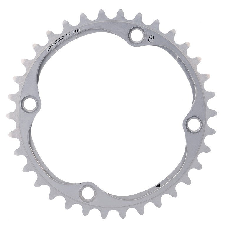 Chainring 11 Speed Potenza Silver 34T + Screws 112BCD