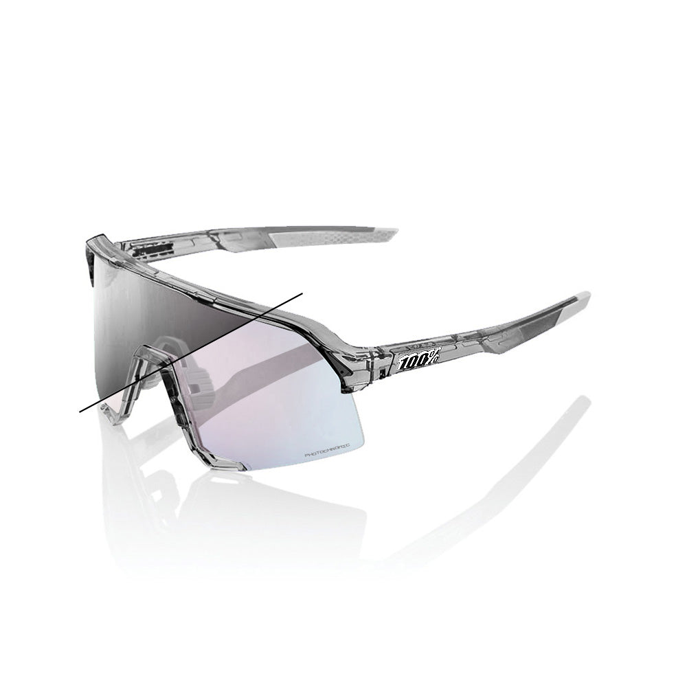 S3 - Polished Translucent Grey - Rose Gold Mirror Photochromic