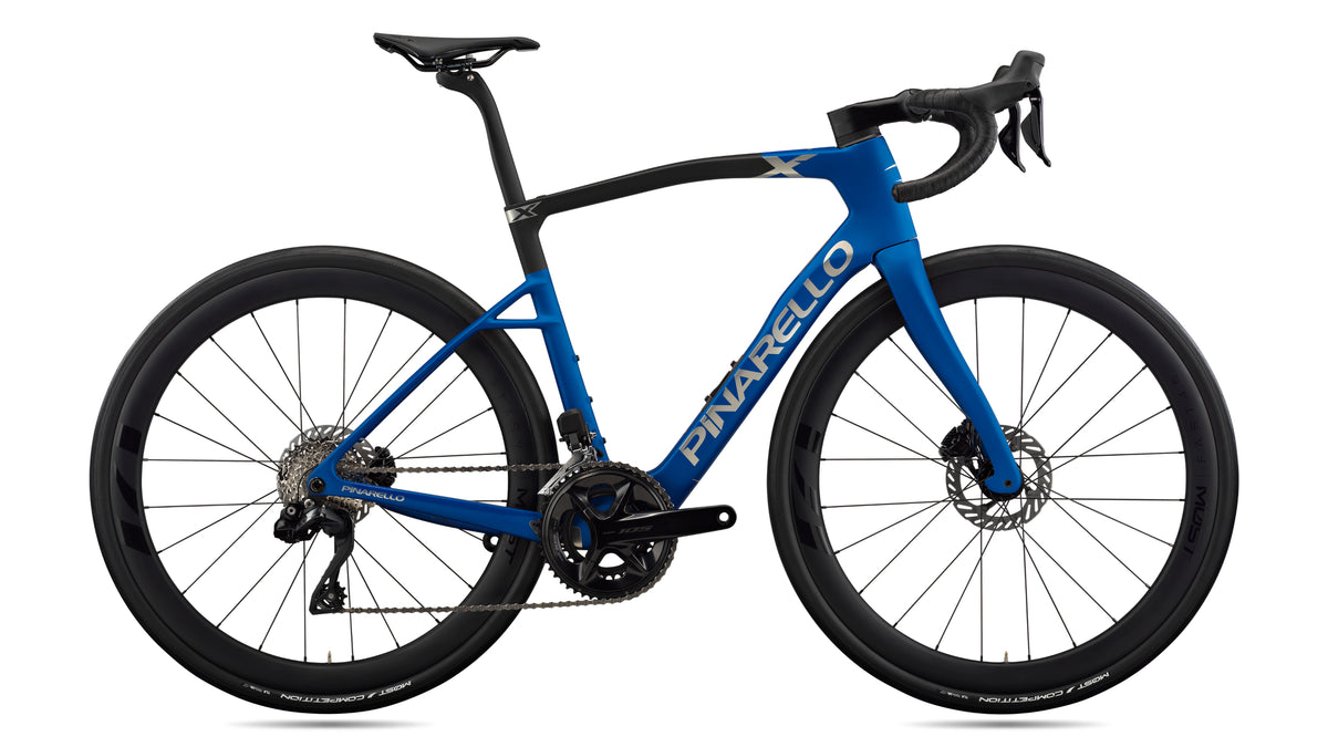 Pinarello X5 105 Di2 2027 carbon road bike in Carb Iron Blue