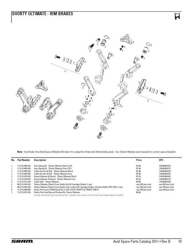 SHORTY ULT CABLE ANCHOR/BOLT