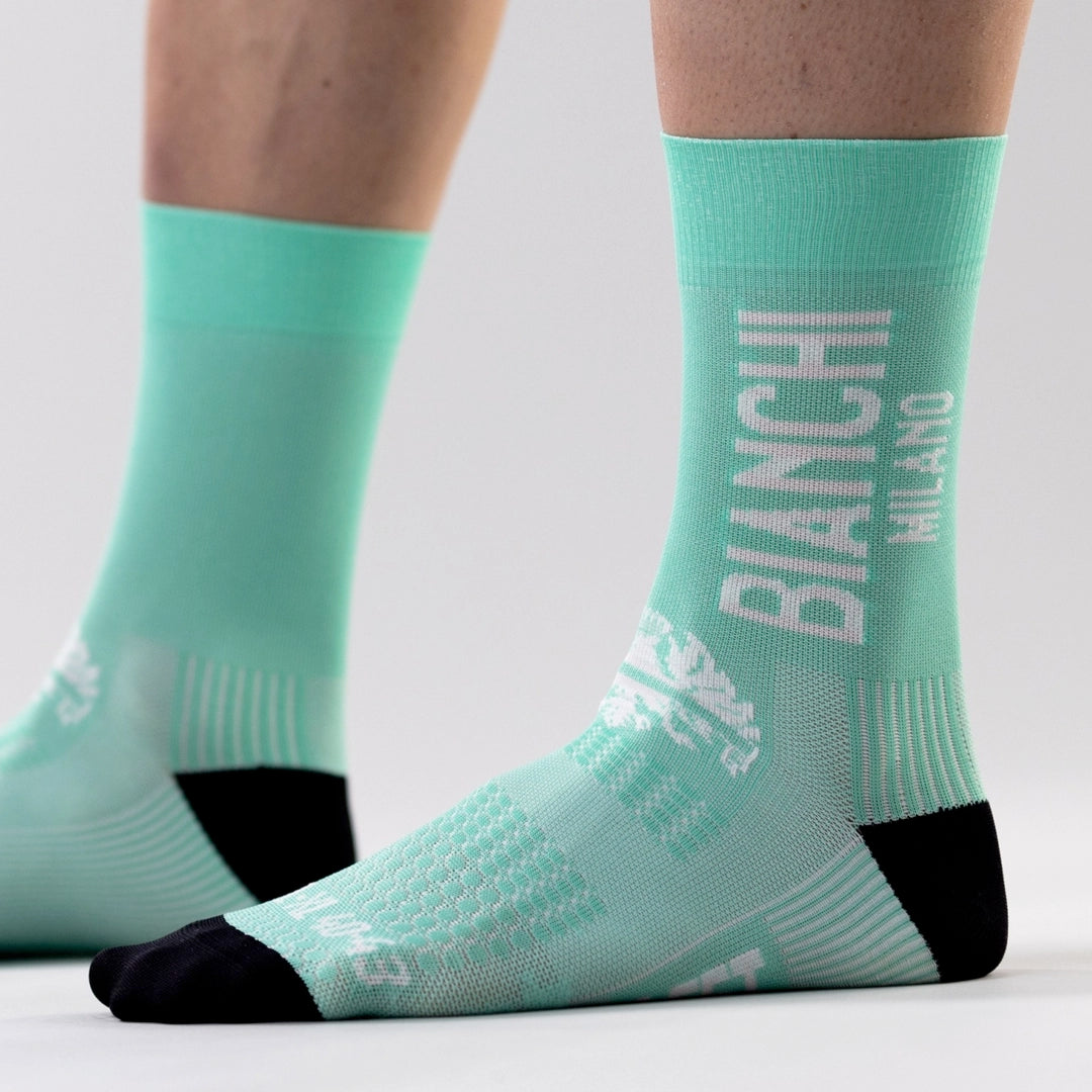 Bianchi Milano High Socks – Celeste
