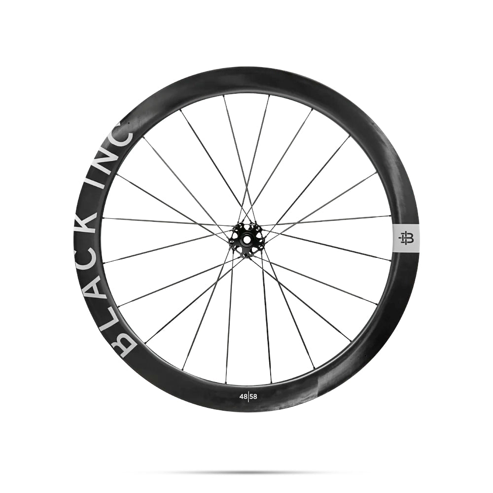 Black Inc 48|58 Wheelset – Carbon/Silver CeramicSpeed