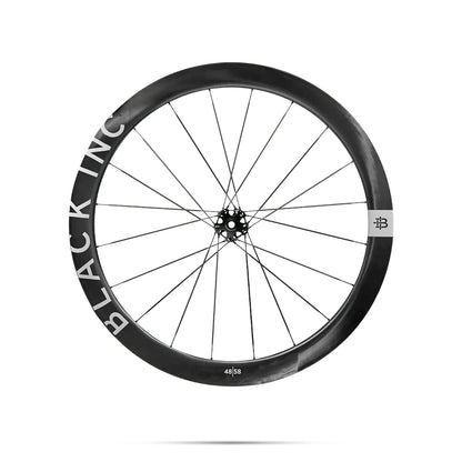 Black Inc 48|58 Wheelset – Carbon/Silver CeramicSpeed