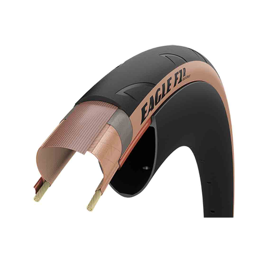 Eagle F1 R Tubeless 700x28 Tan