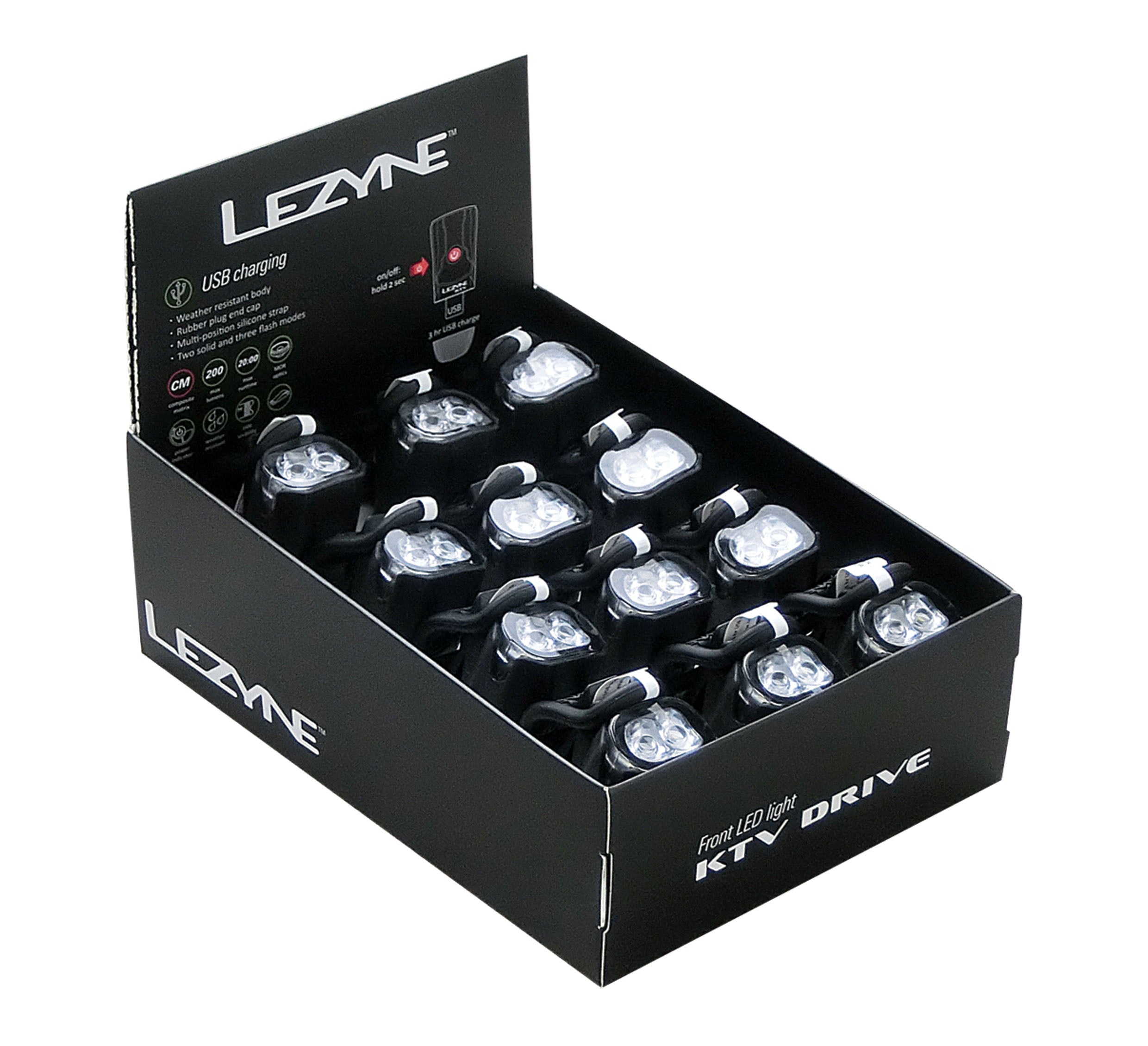 LED KTV BOX SET - BLK - FRONT