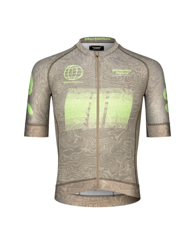 Mechanism Logo Jersey - AOP RTN Earth