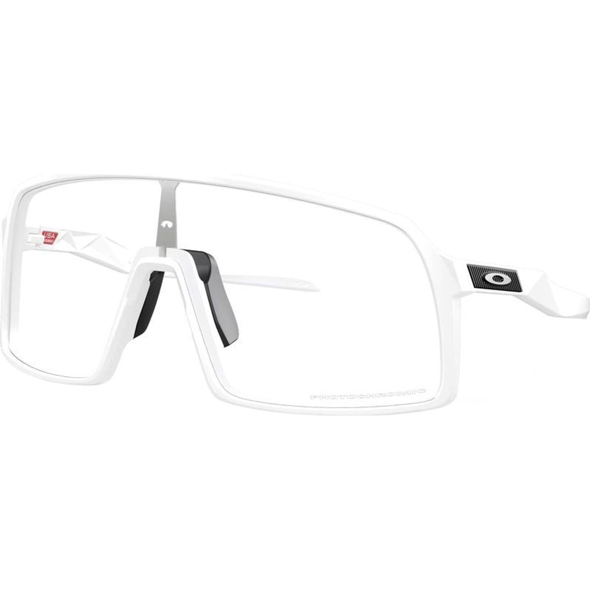 Oakley Sutro — Matte White / Photochromic (Clear-to-Dark)