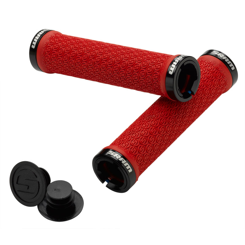 SRAM LOCK ON GRIPS RED MTB